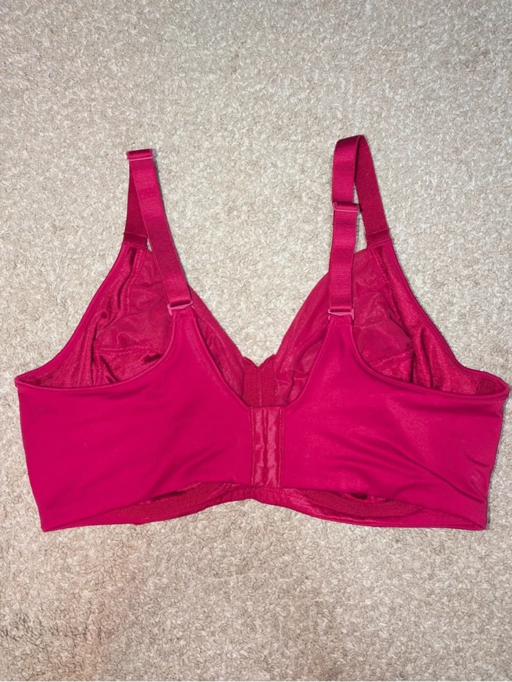 Bali Unlined Full Coverage Bra - Bright Pink